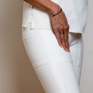 Iodice White Pants Size M